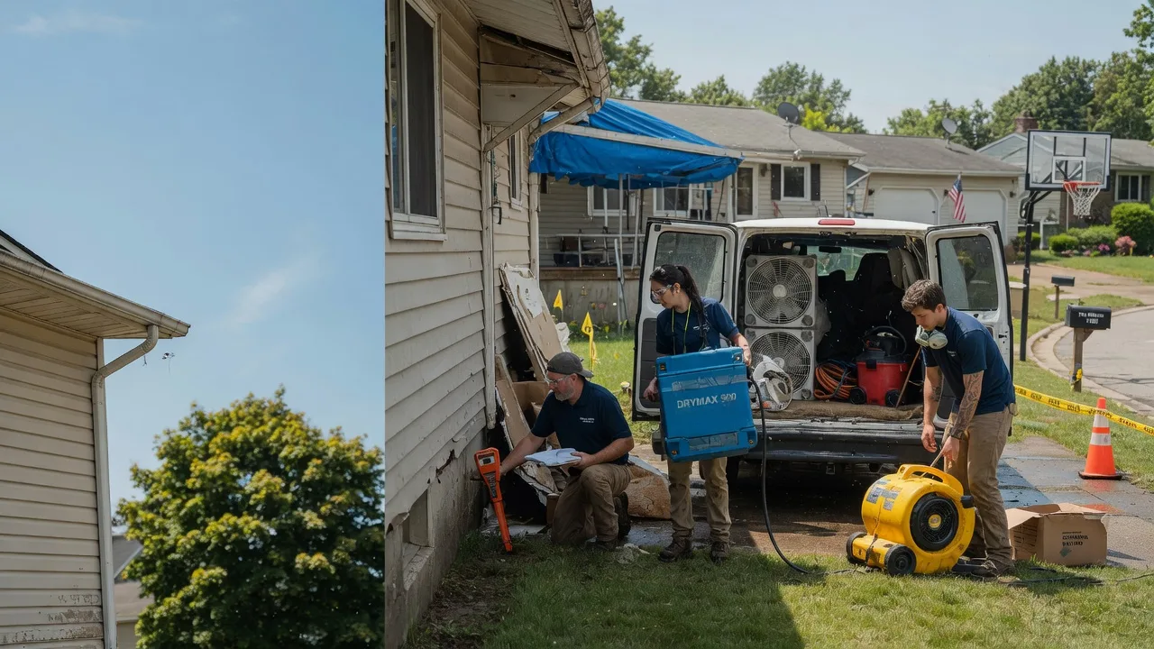 Ceiling Leak Cleanup in Rockford, MN near me